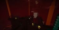 A very busy nether fortress (Image via Mojang)